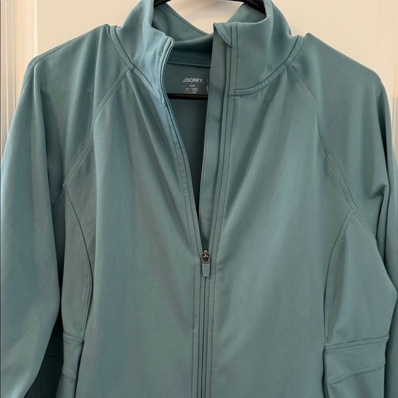 Jockey Women's Teal Zip Jacket - Picture 3 of 5